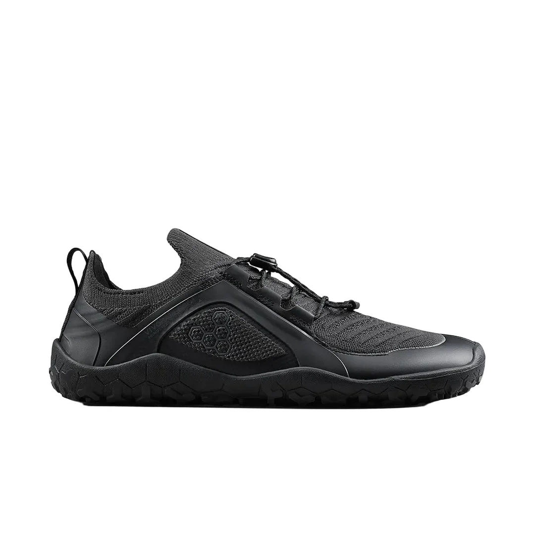 Men's Vivobarefoot Primus Trail Knit FG, Black, 14 D Medium