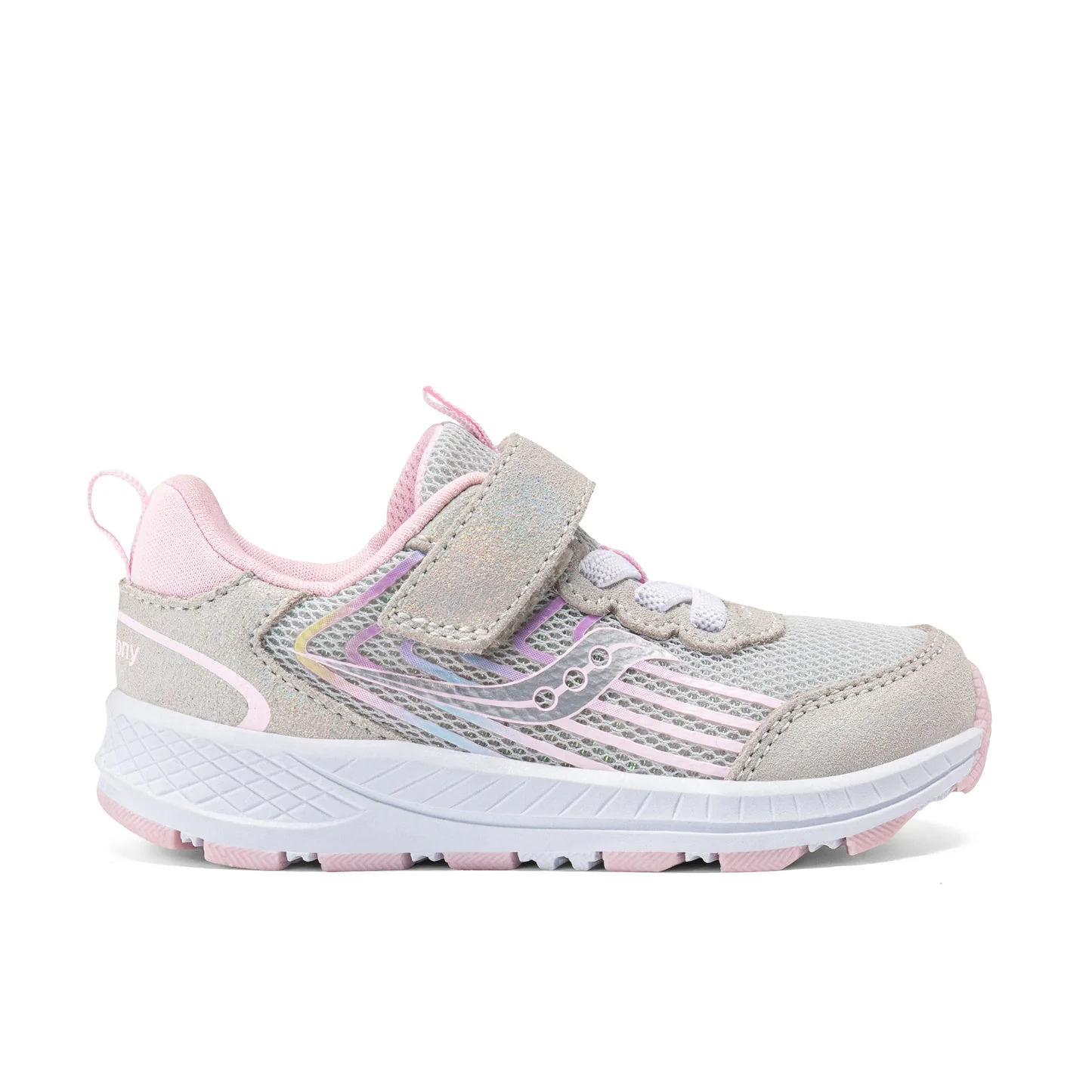 Toddler Saucony Wind 3.0, Gold/Rainbow, 7.5 Medium