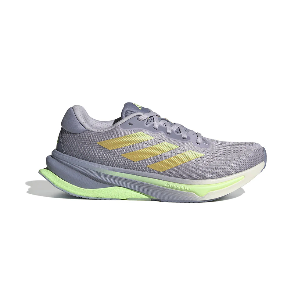Women's Adidas Supernova Solution, Silver Dawn/Spark/Green Spark, 7 B Medium