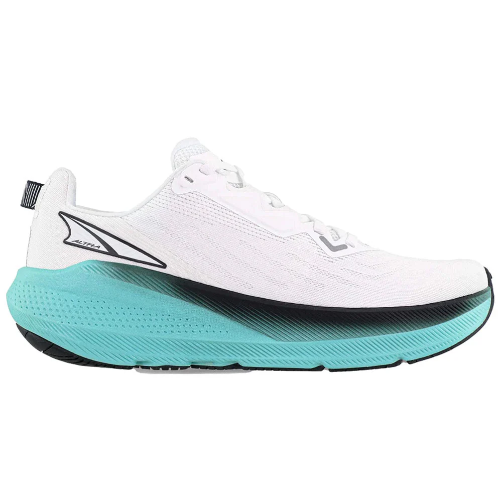 Women's Altra FWD Via, White/Green, 9.5 B Medium