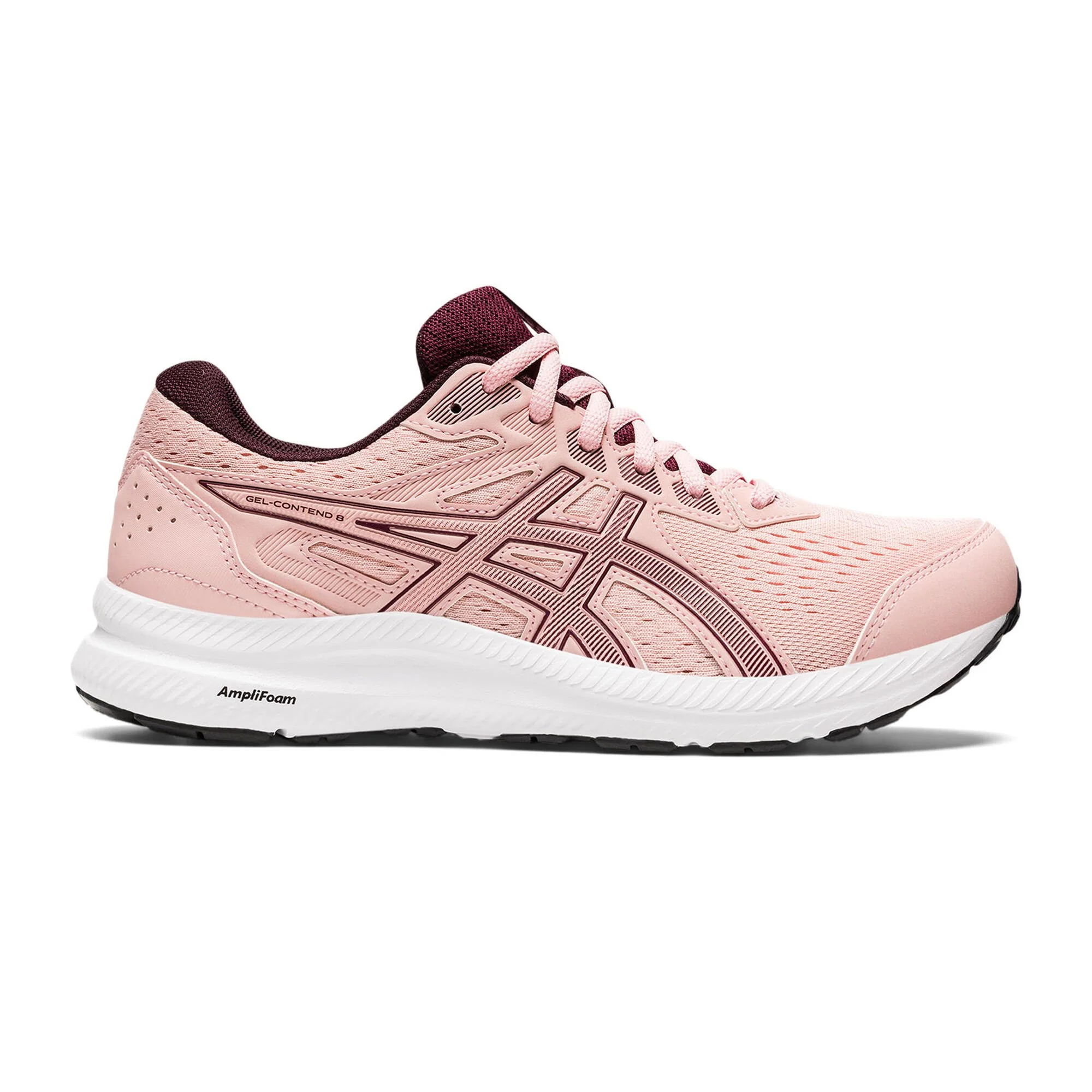 Women's Asics Gel-Contend 8, Frosted Rose/Deep Mars, 5 B Medium