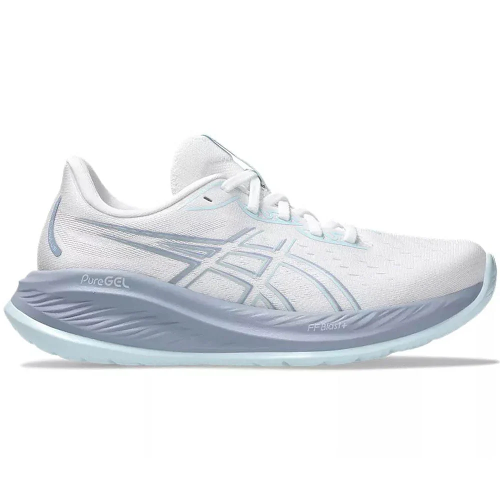 Women's Asics Gel-Cumulus 26, White/Cool Grey, 8.5 B Medium