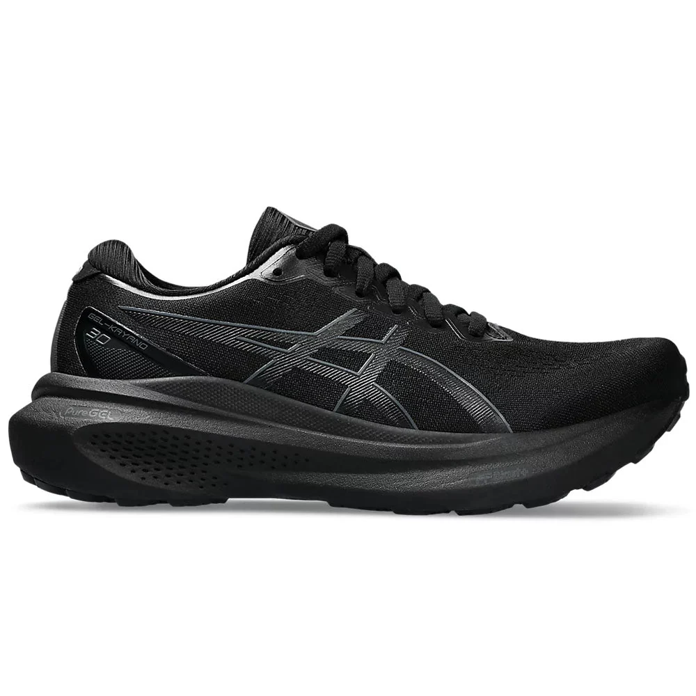 Women's Asics Gel-Kayano 30, Black/Black, 5 B Medium