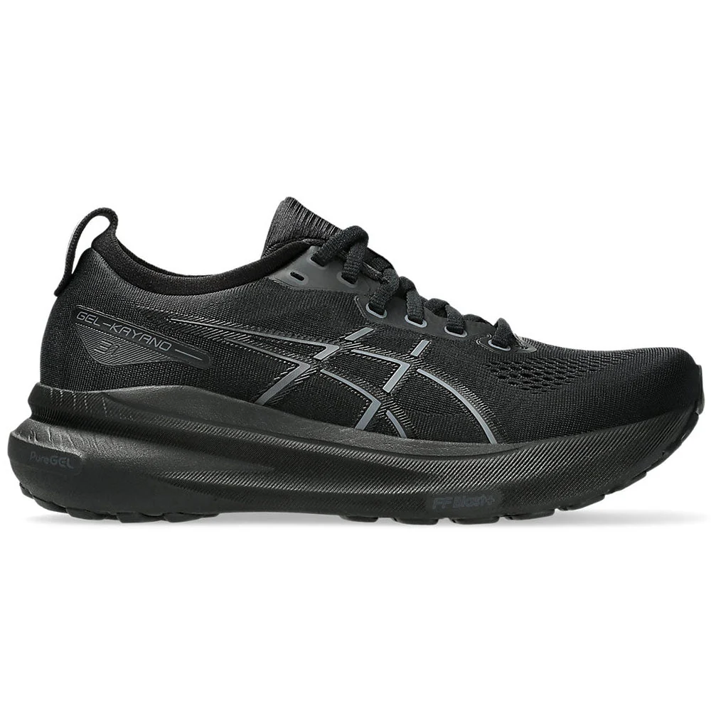 Women's Asics Gel-Kayano 31, Black/Black, 10.5 B Medium