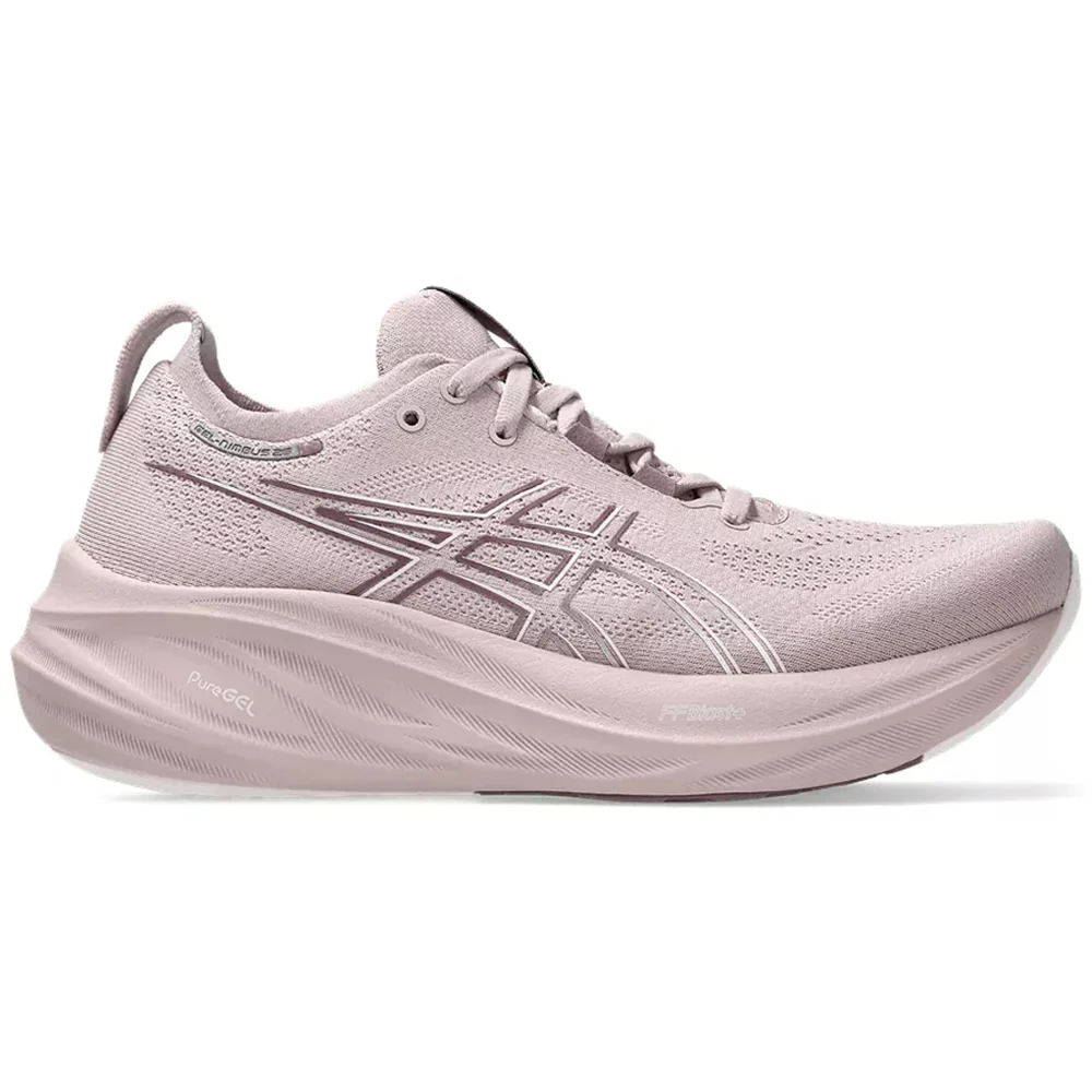 Women's Asics Gel-Nimbus 26, Watershed Rose/White, 8.5 D Wide