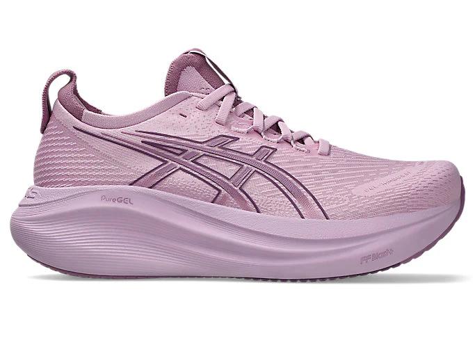 Women's Asics Gel-Nimbus 27, Light Ube/Dark Ube, 8.5 B Medium