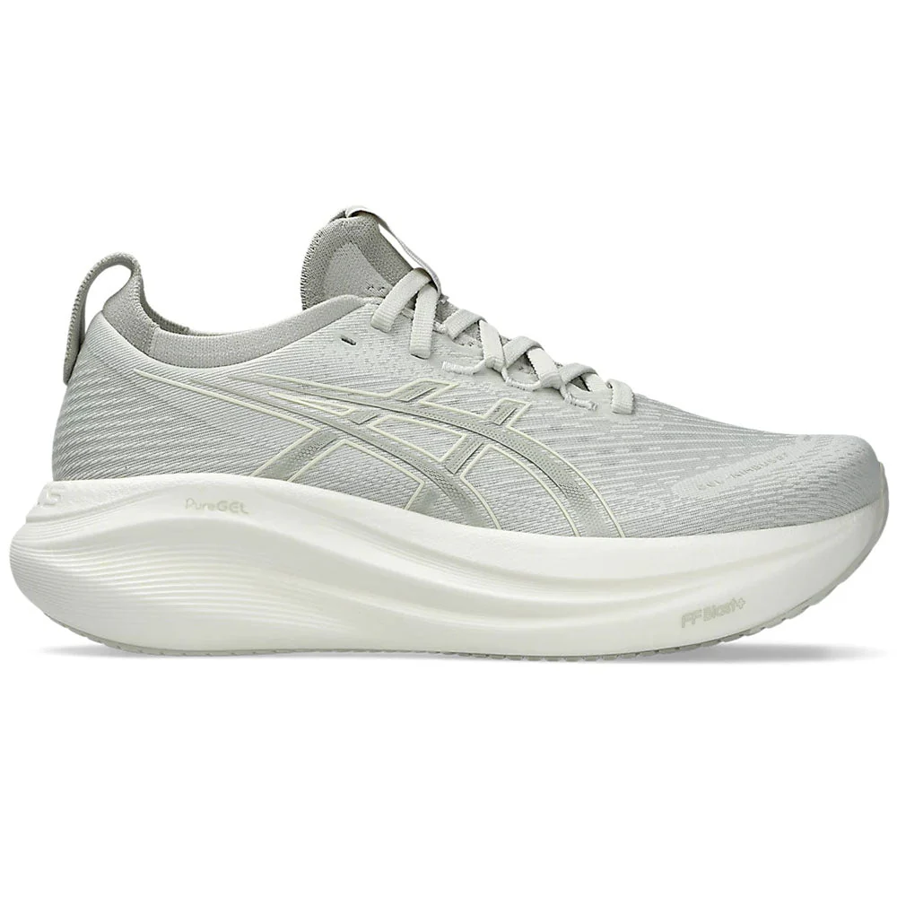 Women's Asics Gel-Nimbus 27, Lake Grey/White Sage, 6 B Medium