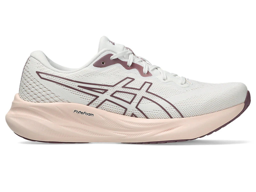 Women's Asics Gel-Pulse 15, White/Dusty Mauve, 7 B Medium