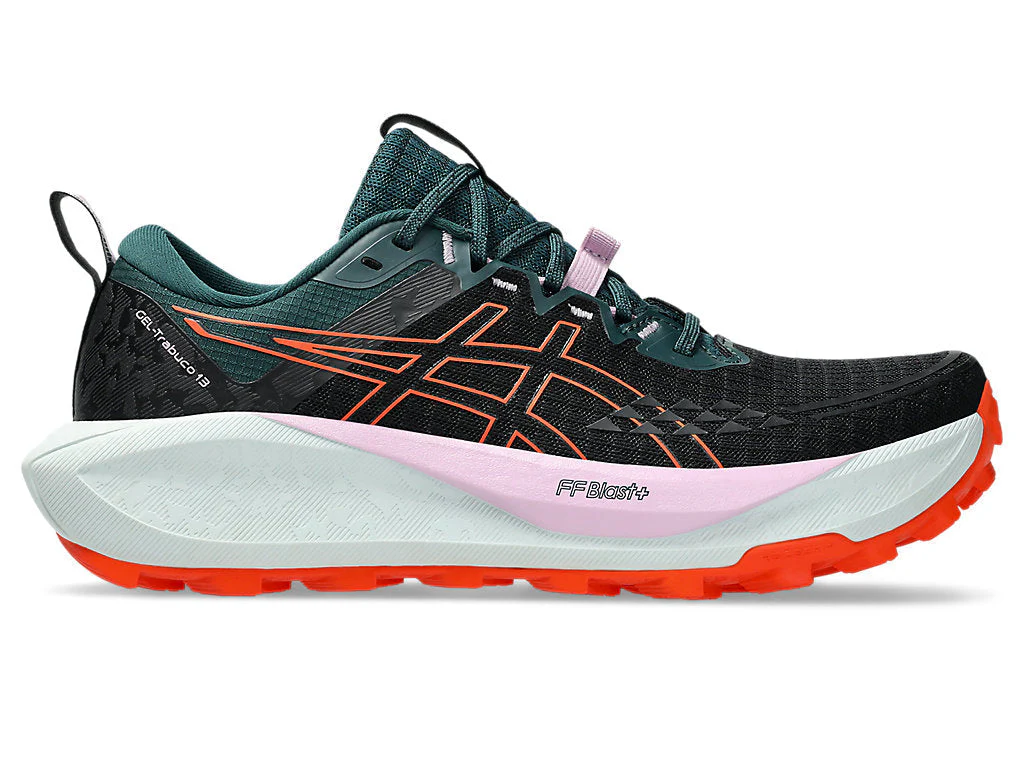 Women's Asics Gel-Trabuco 13, Black/Nova Orange, 8 B Medium