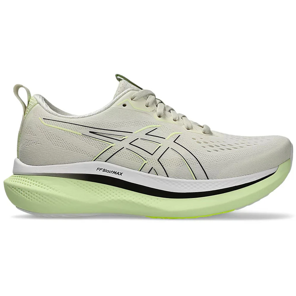 Women's Asics Glideride Max, Birch/Black, 8.5 B Medium