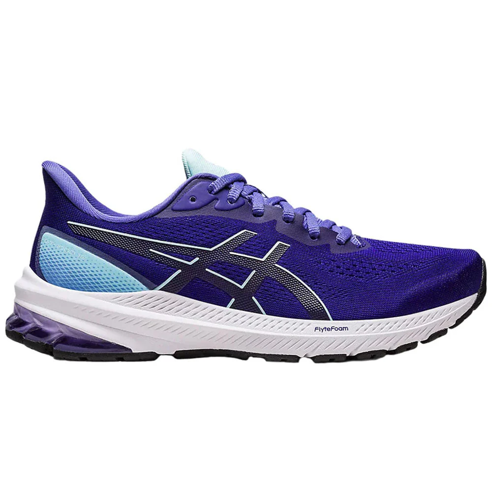 Women's Asics GT-1000 12, Eggplant/Aquamarine, 9.5 B Medium