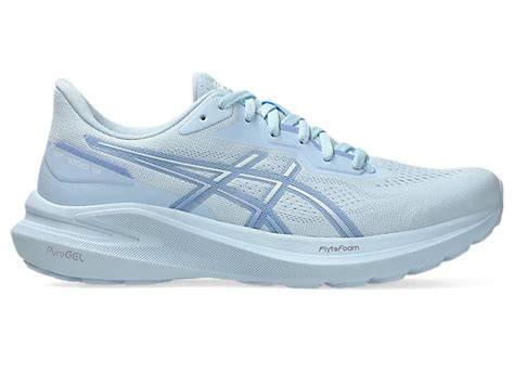 Women's Asics GT-1000 13, Light Blue/Light Sapphire, 8 B Medium