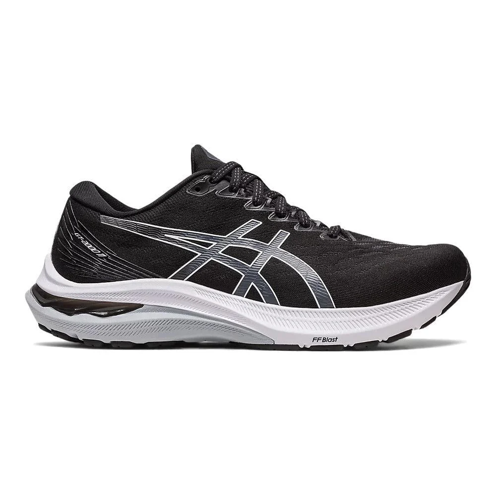 Women's Asics GT-2000 11, Black/White, 6.5 2A Narrow