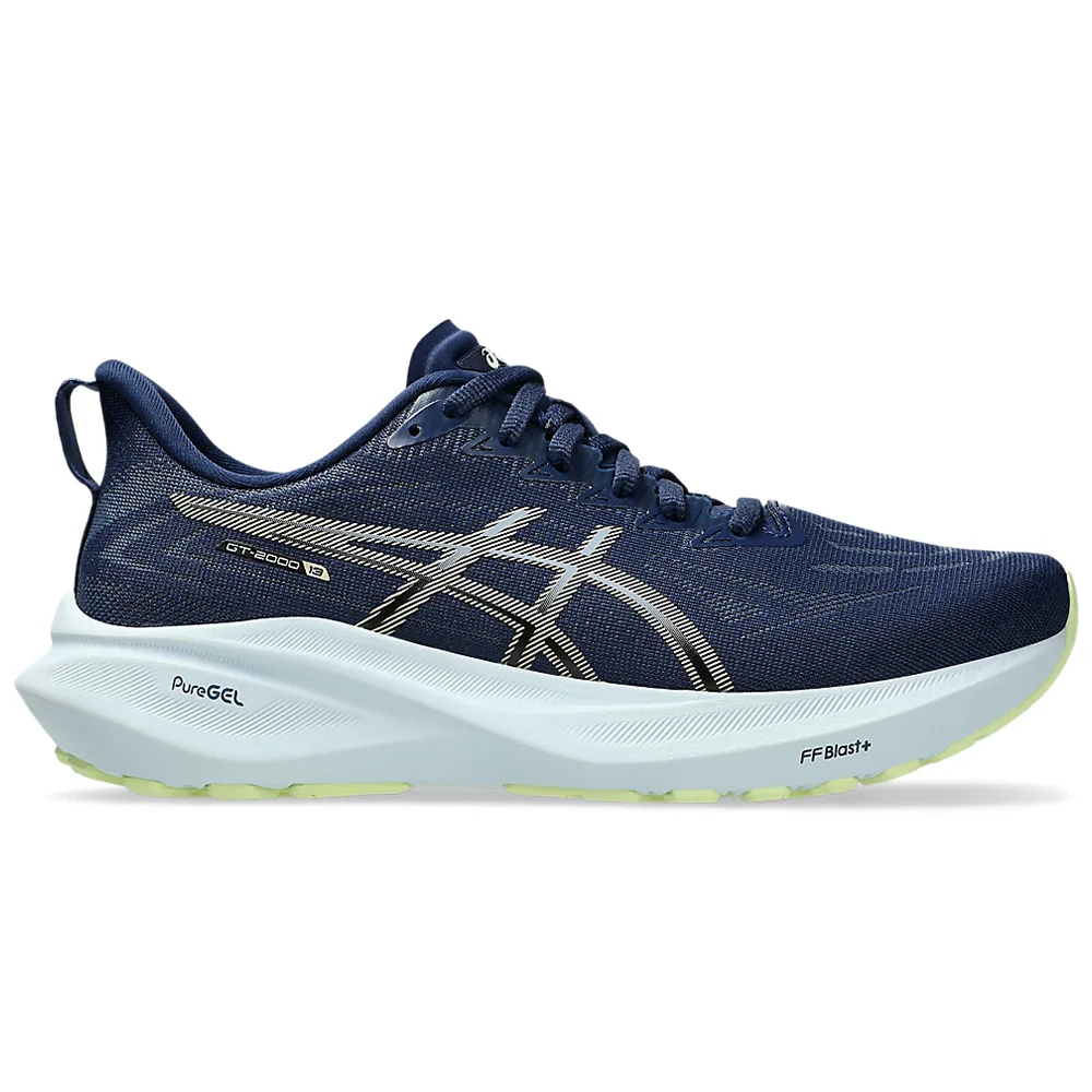 Women's Asics GT-2000 13, Blue Expanse/Champagne, 8.5 B Medium