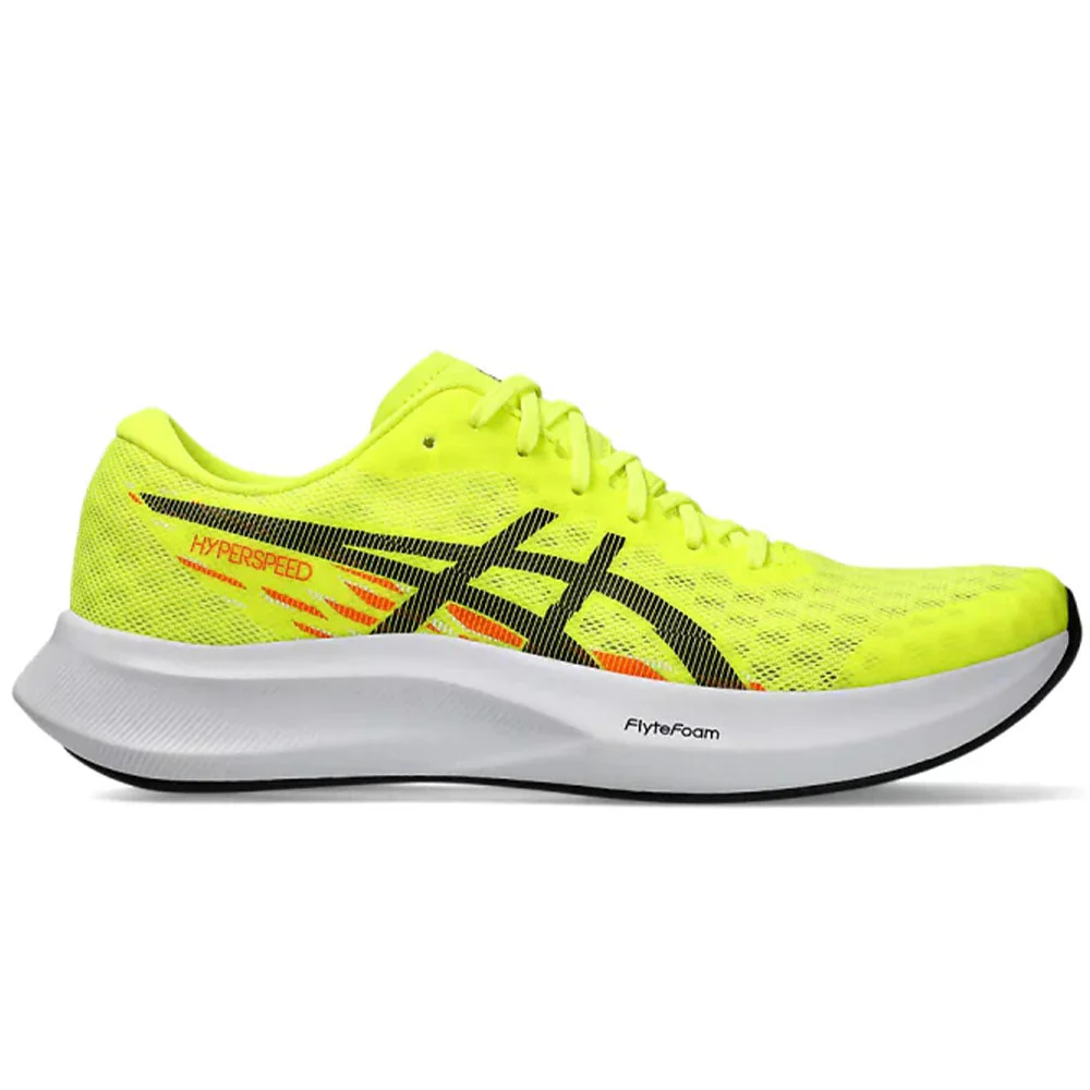 Women's Asics Hyper Speed 4, Safety Yellow/Black, 9.5 B Medium