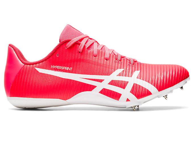 Women's Asics Hypersprint 8, Diva Pink/White, 9.5 B Medium
