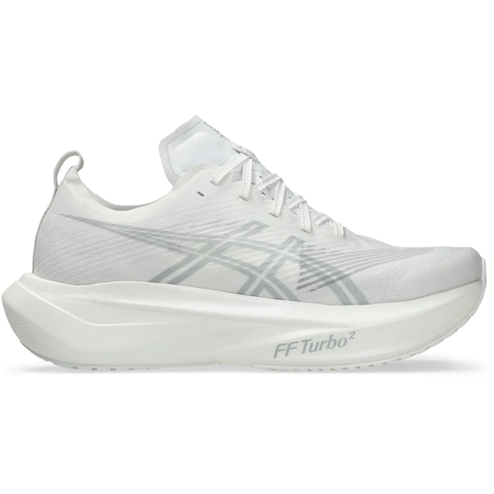 Women's Asics Megablast, White/Piedmont Grey, 10 B Medium US