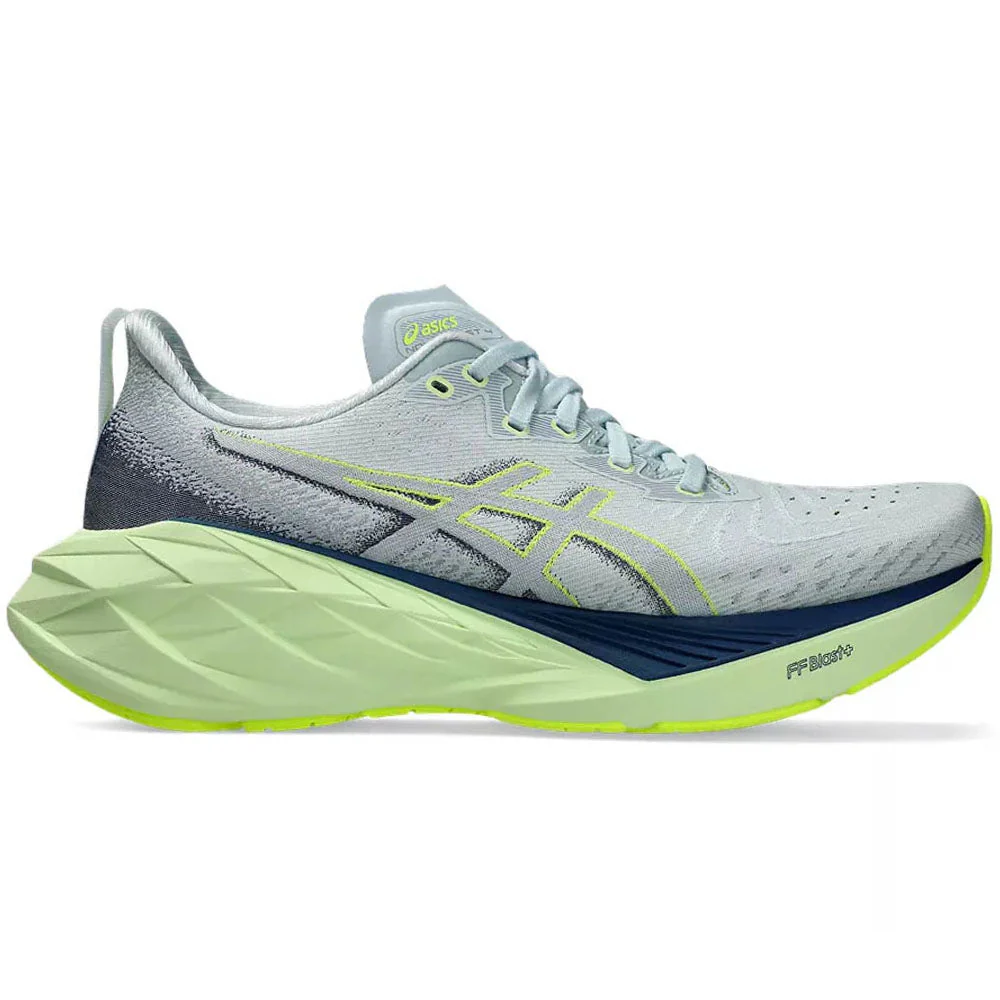 Women's Asics Novablast 4, Cool Grey/Blue Expanse, 12 B Medium