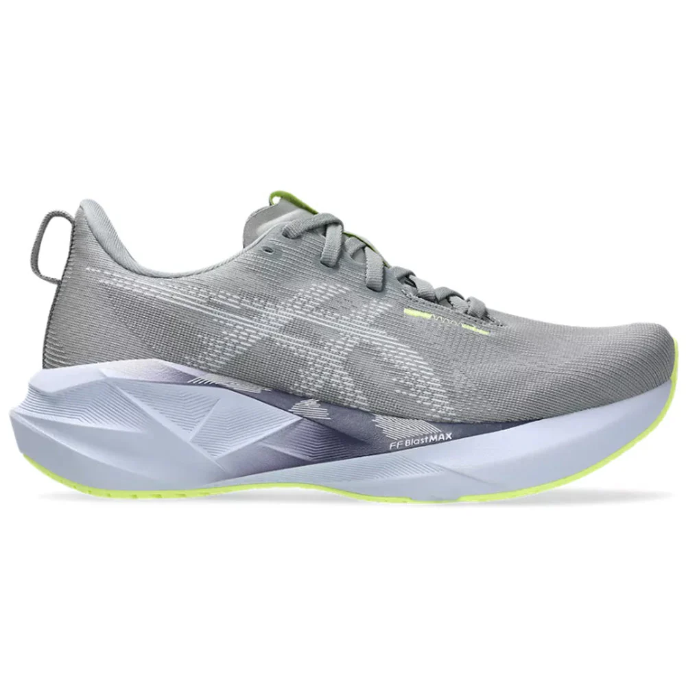 Women's Asics Novablast 5, Gravel/Blue Fade, 7.5 B Medium