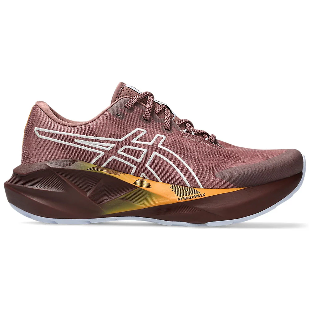 Women's Asics Novablast 5 TR, Nature Bathing/Rubble Red, 6.5 B Medium