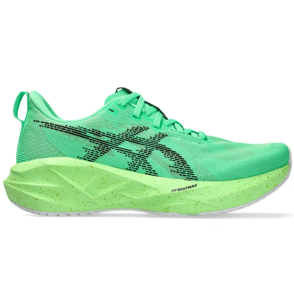 Women's Asics Novablast 5, Vital Green/Black, 7.5 B Medium