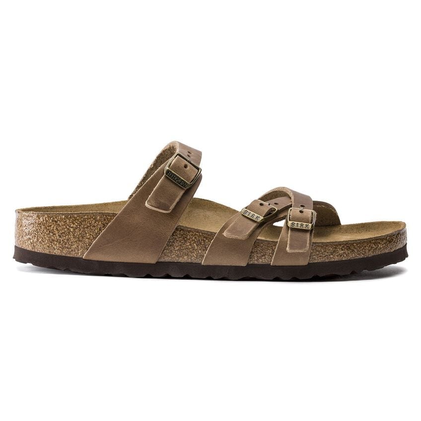 Women's Birkenstock Franca, Tobacco Brown, 9 2A Narrow
