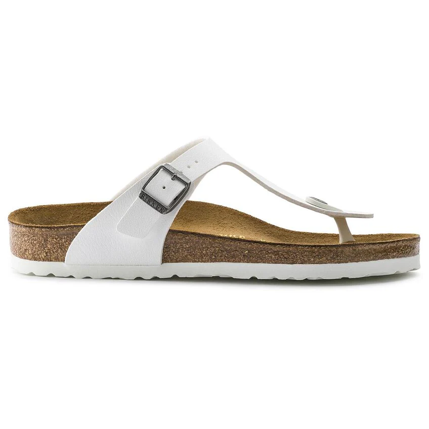 Women's Birkenstock Gizeh, White, 10 B Medium
