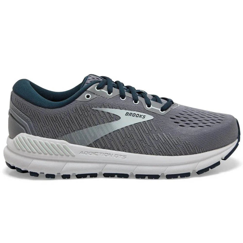 Women's Brooks Addiction GTS 15, Grey/Navy/Aqua, 11.5 2A Narrow