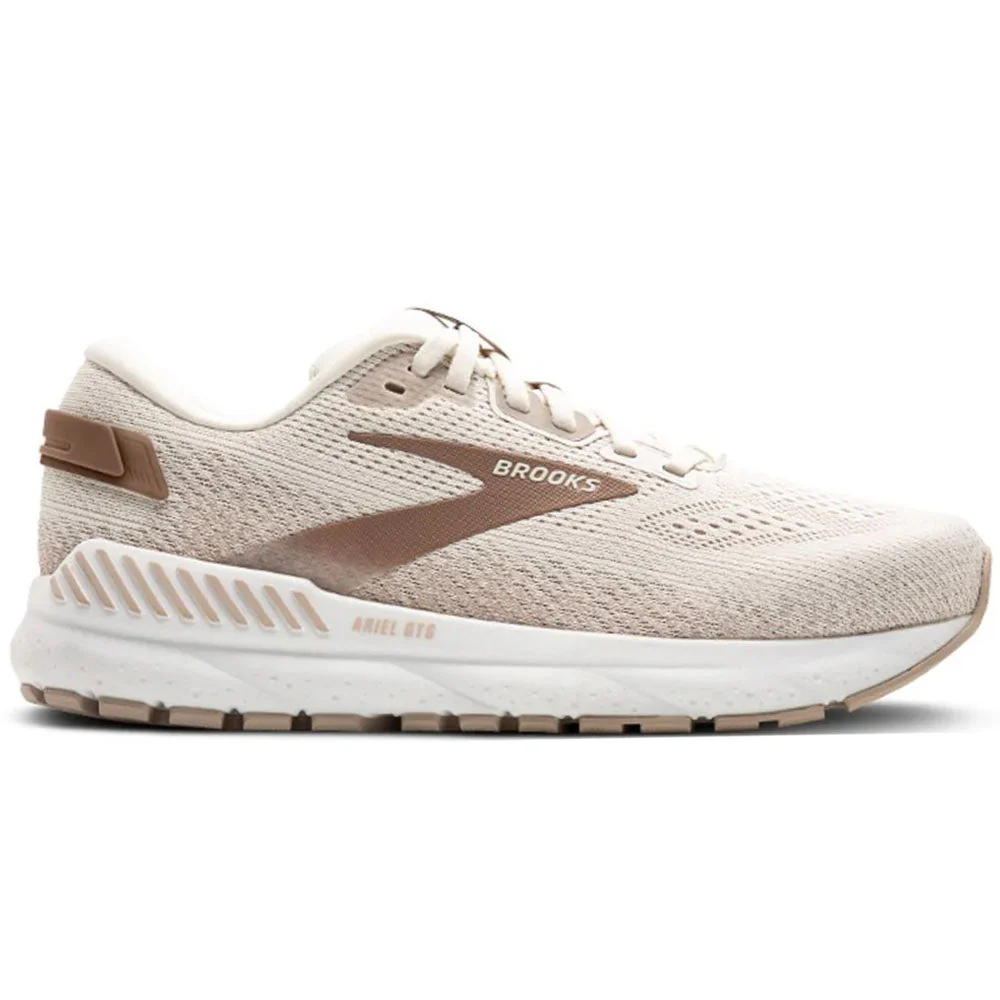 Women's Brooks Ariel GTS 24, Coconut/Chateau/Portabella, 8 2E Extra Wide