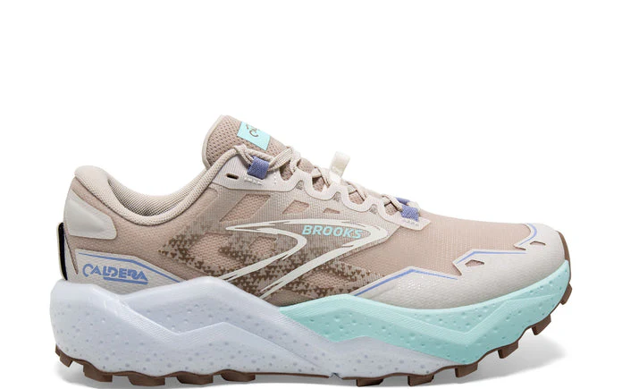 Women's Brooks Caldera 7, Chateau Grey/White Sand, 9.5 B Medium