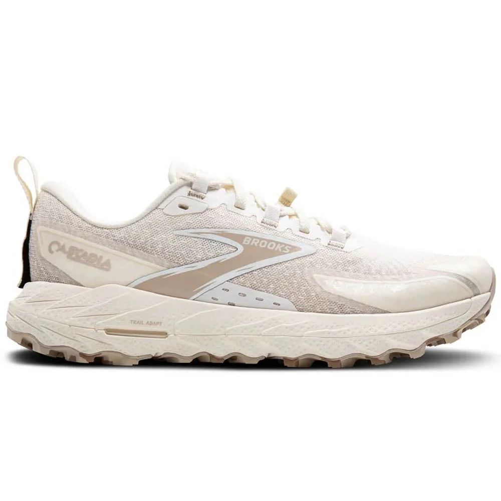 Women's Brooks Cascadia 18, Coconut/Chateau/White, 8 B Medium