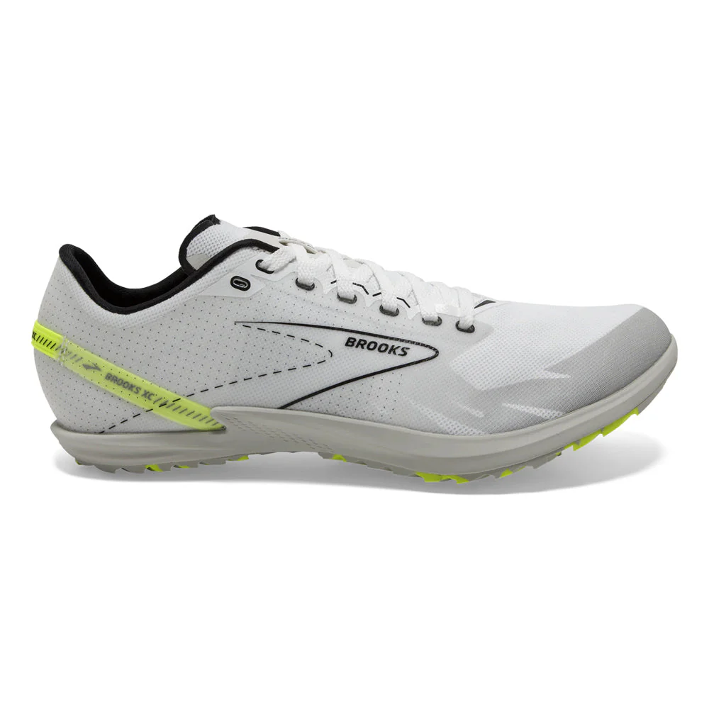 Women's Brooks Draft XC Spikeless, White/Black/Nightlife, 7.5 B Medium