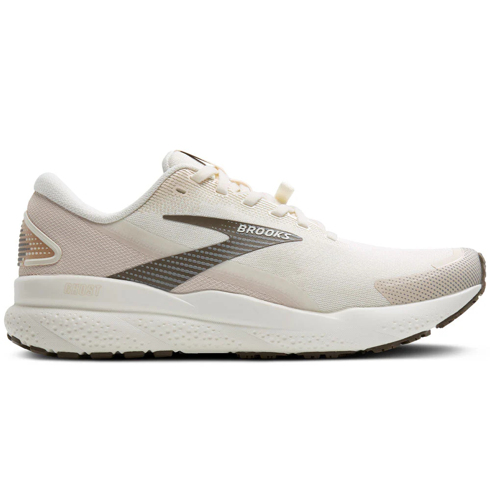 Women's Brooks Ghost 16 Weatherized, Almond Peach/Coconut/Falcon, 6.5 B Medium