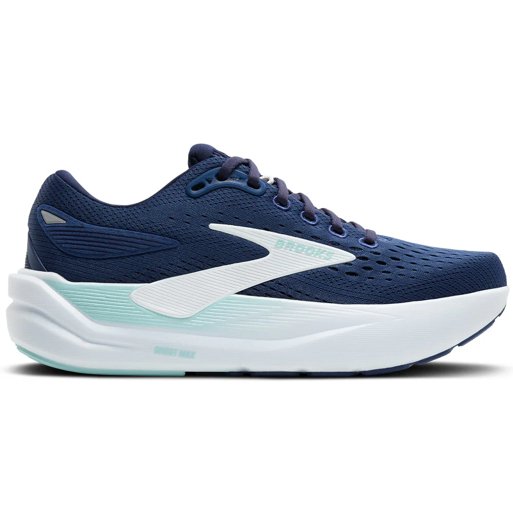 Women's Brooks Ghost Max 3, Navy/Peacoat/Clearwater, 7.5 B Medium