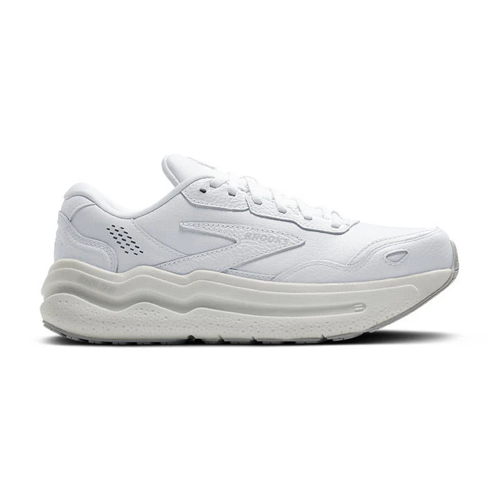 Women's Brooks Ghost Max L, White/White, 10.5 B Medium