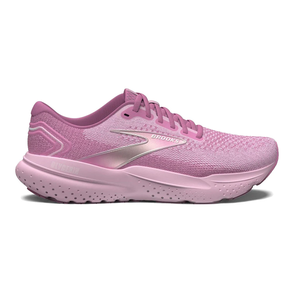 Women's Brooks Glycerin 21, Pink Lady/Fuchsia Pink, 10.5 B Medium