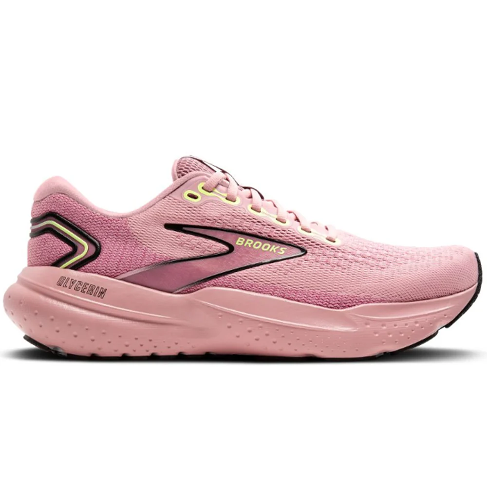 Women's Brooks Glycerin 21, Zephyr/Violet/Green, 5.5 B Medium
