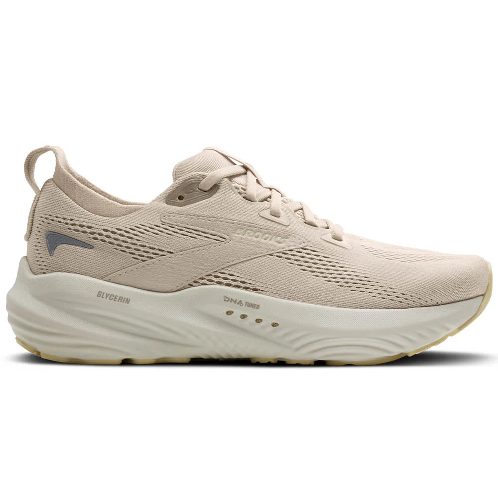 Women's Brooks Glycerin 22, Almond Peach/London Fog/Almond, 10 B Medium