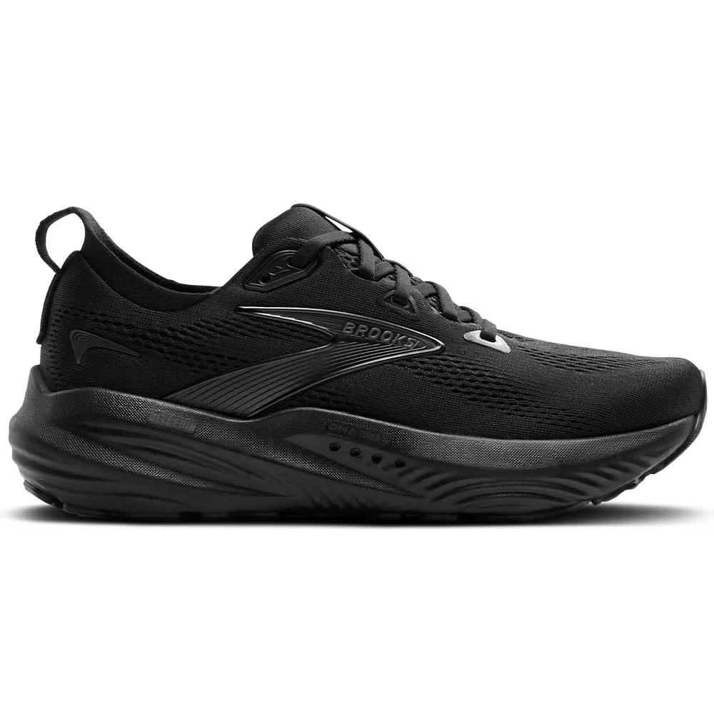Women's Brooks Glycerin 22, Black/Black/Ebony, 11 D Wide