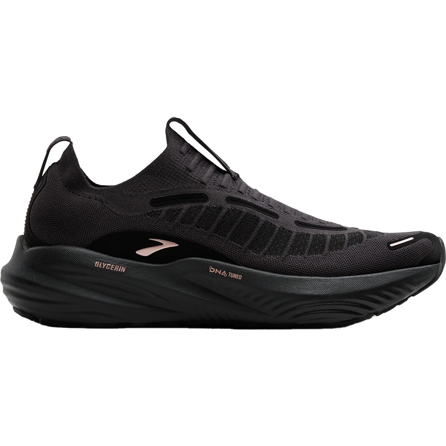 Women's Brooks Glycerin 22 SE, Black/Metallic Rose/Gold, 6.5 B Medium