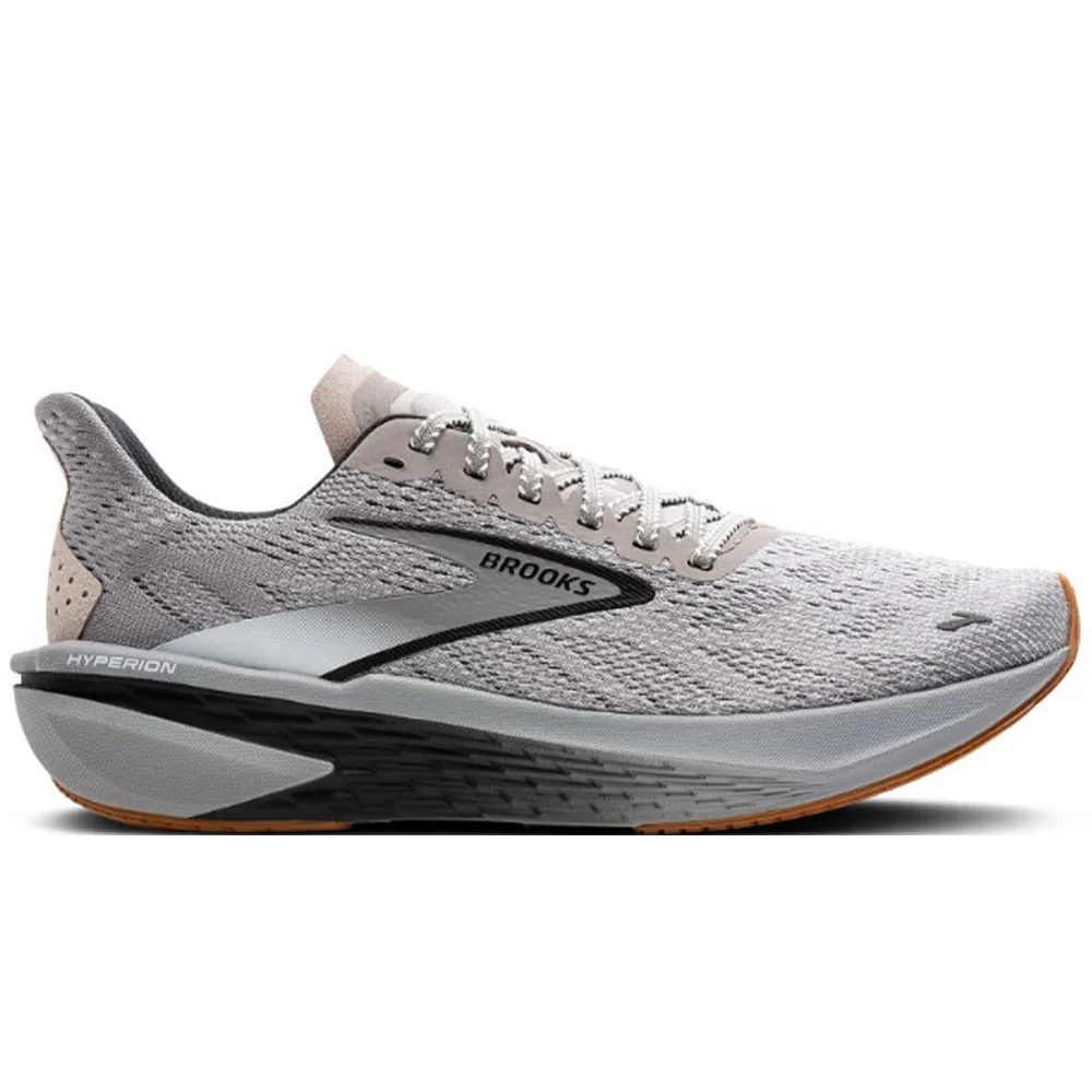 Women's Brooks Hyperion 2, Alloy/Bright White/Black, 5 B Medium