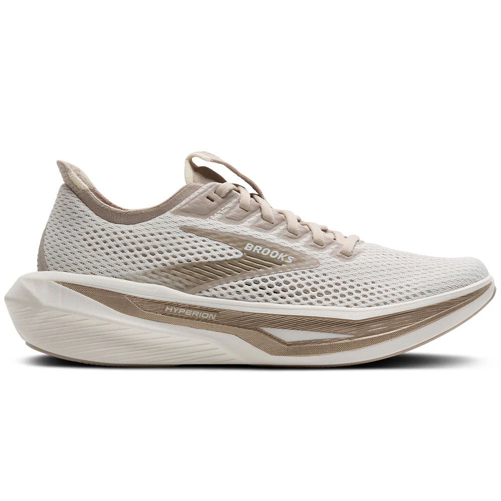 Women's Brooks Hyperion 3, Coconut/Bronze/Mushroom, 9.5 B Medium