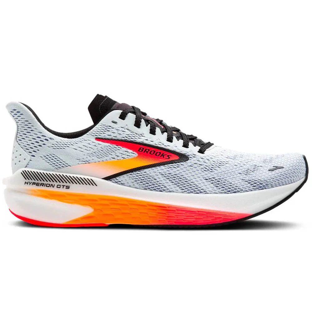 Women's Brooks Hyperion GTS 2, Illusion/Coral/Black, 11 B Medium