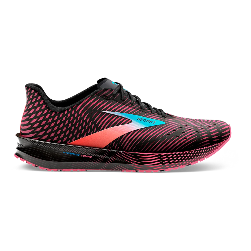 Women's Brooks Hyperion Tempo, Coral/Cosmo/Phantom, 6 B Medium