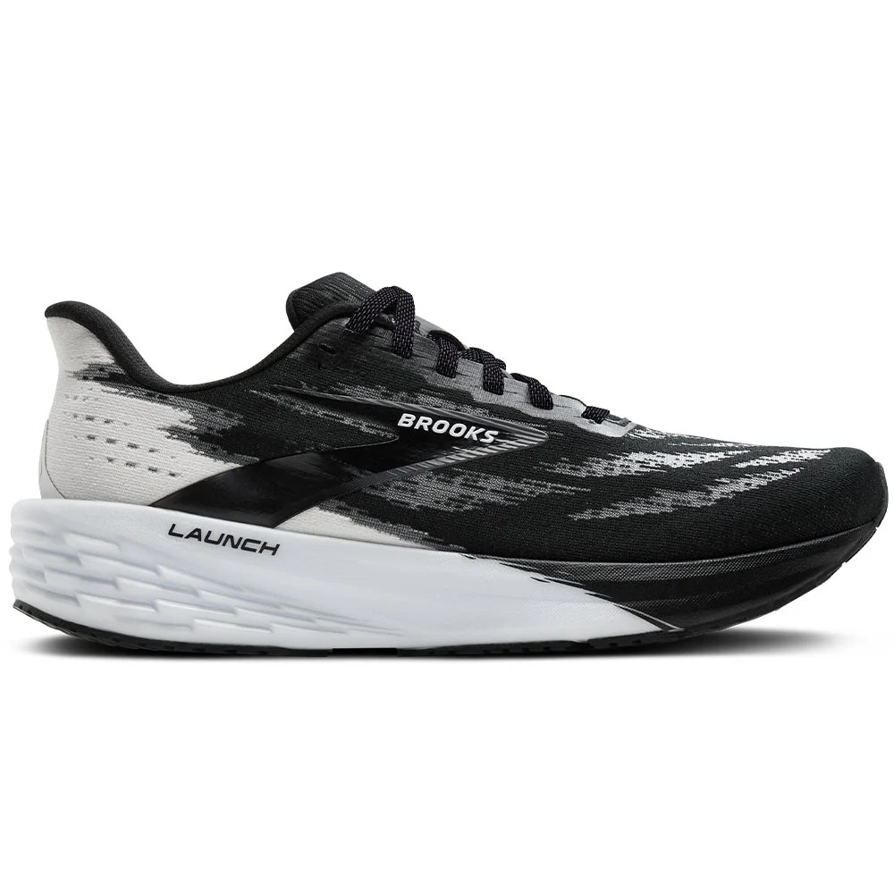 Women's Brooks Launch 11, Black/White, 7.5 B Medium