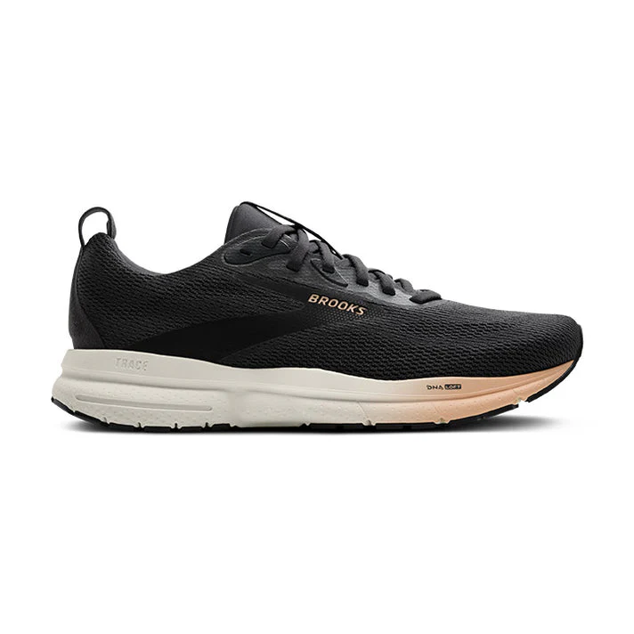 Women's Brooks Trace 4, Ebony/Black/Almond, 7.5 B Medium