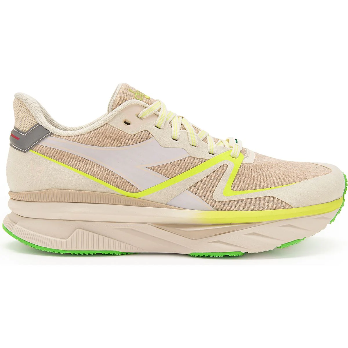 Women's Diadora Atomo V7000, Smoke Gray/White/Whisper White, 7.5 B Medium