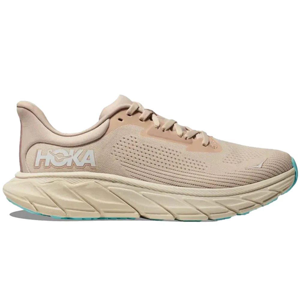 Women's Hoka Arahi 7, Vanilla/Cream, 6.5 D Wide