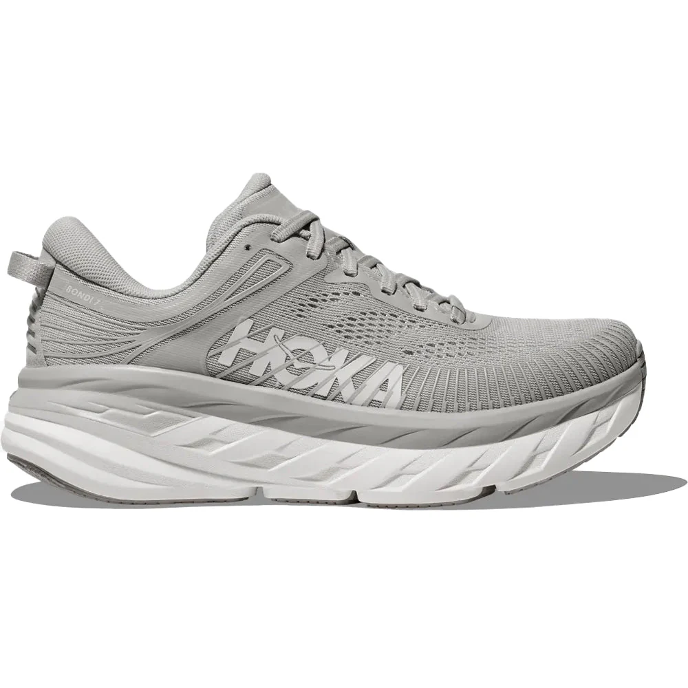 Women's Hoka Bondi 7, Harbor Mist/White, 10 B Medium