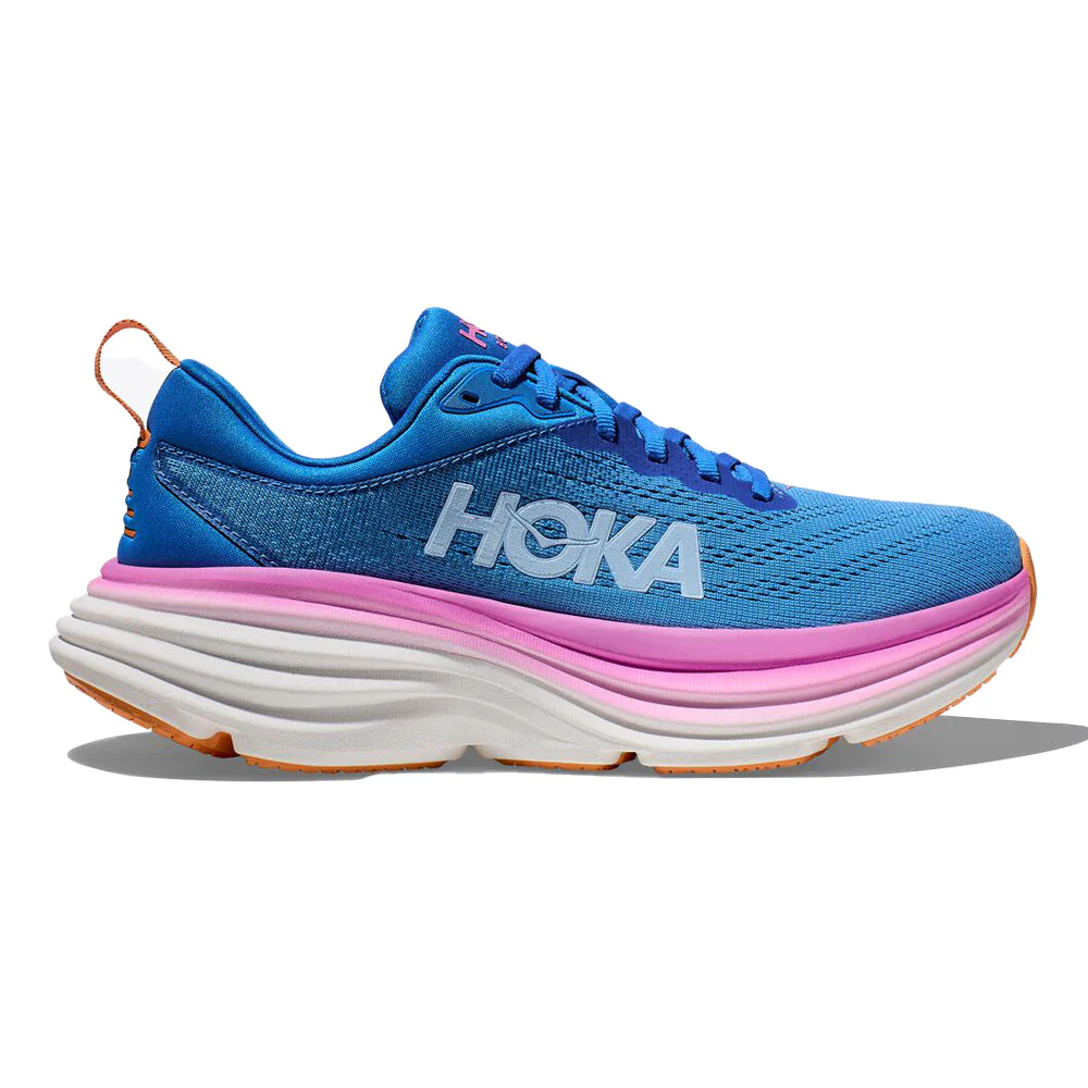 Women's Hoka Bondi 8, Coastal Sky/All Aboard, 10.5 D Wide